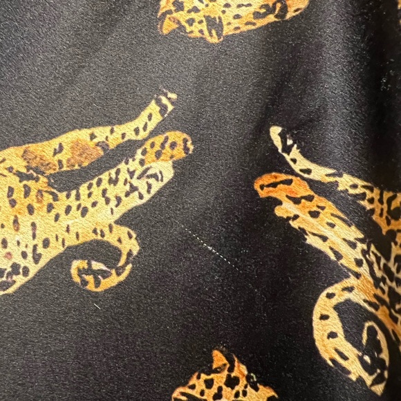 Anthropologie Hutch Leopard Slip Skirt - Picture 6 of 7
